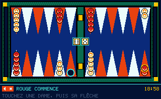 Backgammon dans le terminal