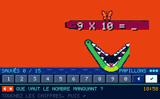 Croc-o-math dans le terminal